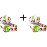HEJ Natural Crispy Protein Riegel White Chocolate Strawberry 12 x 45 g
