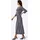 CREATION L Jerseykleid Shirtkleid Silber 38