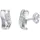 VIVANCE Ohrstecker VIVANCE Silber rhodiniert matt 925 1