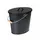 Kamino Flam Ascheeimer Stahlblech 15 l mit Deckel Schwarz