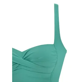 LASCANA Tankini-Top Damen Blau 38 Cup D