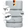 4rain QUADRO Regentonne 500 l betongrau