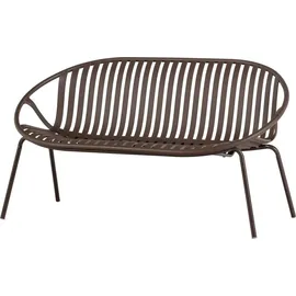 Woood Couch Polyester 2-Sitzer Lila/Braun