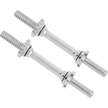Yes4All BDM8 Kurzhantelstange, 2,5 cm x 35 cm, Chrom (paar)