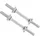 Yes4All BDM8 Kurzhantelstange, 2,5 cm x 35 cm, Chrom (paar)