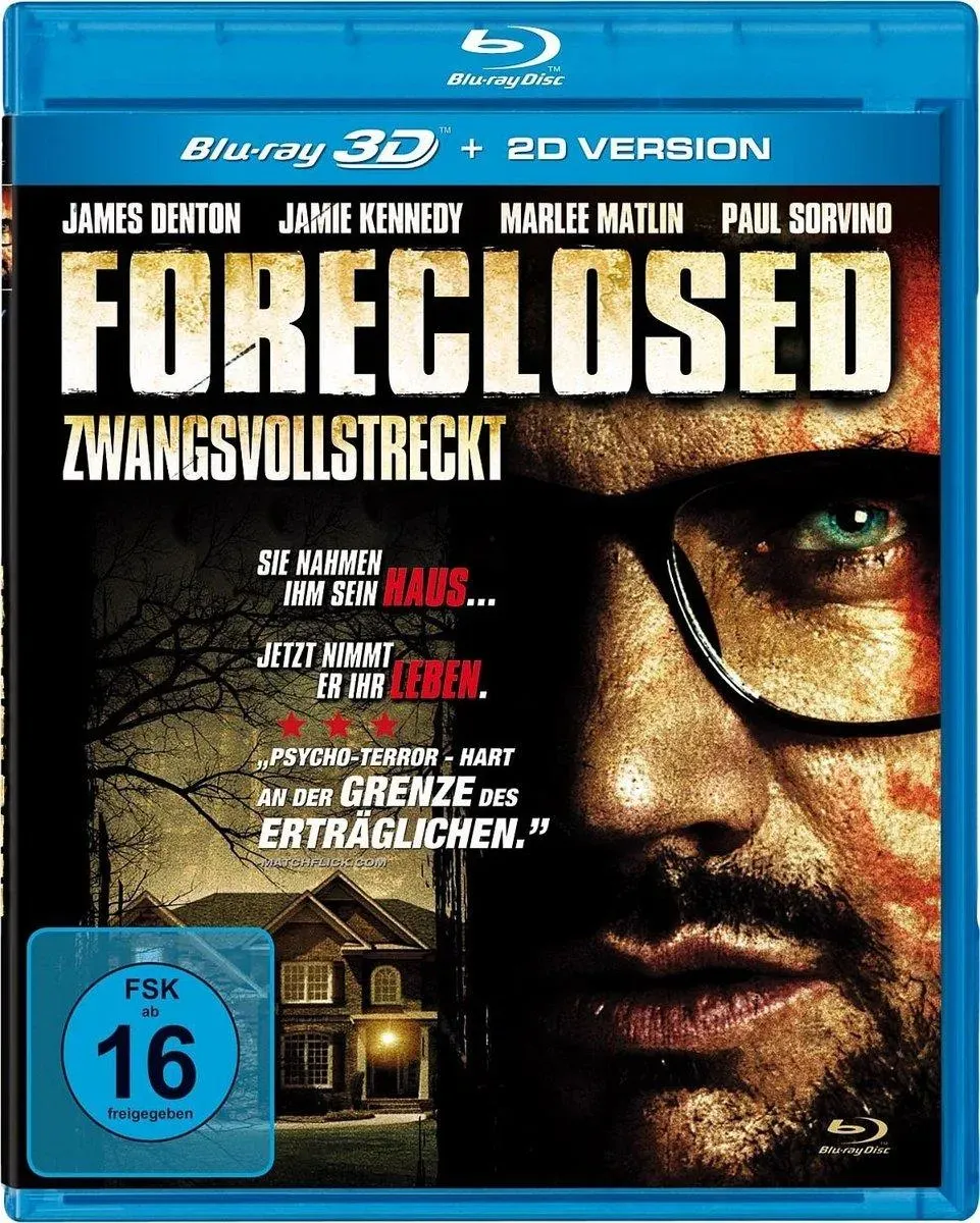 Foreclosed - Zwangsvollstreckung (inkl. 2D-Version) - Uncut - US-Version [3D Blu-ray] (Neu differenzbesteuert)