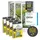 EasyMaxx Fliegengitter für Fenster 150 x 130 cm Grau