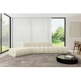 altdecor Ecksofa modulares Sofa Solven-L1 - 380x174x70 cm Beige