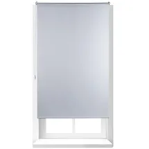 Relaxdays Thermo Verdunklungsrollo 100 x 160 cm weiß/silber