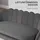 Homcom Sofa zwei-Sitzer, 2er couch, Grau 130 x 63 x 75 cm