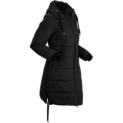 bonprix Outdoor-Steppmantel wasserabweisend, schwarz, 46