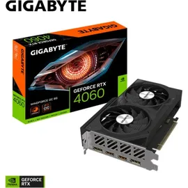 Gigabyte GeForce RTX 4060 Windforce OC 8G 8 GB GDDR6 GV-N4060WF2OC-8GD
