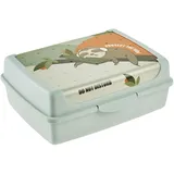 KEEEPER olek Lazy Lui Deko-Clickbox Midi, 1 l, Brotdose/Lunchbox, Spülmaschinengeeignet, Lebensmittelecht, Grün (Soft Green)