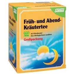 Früh- und Abend-Kräutertee bio Salus Filterbeutel