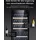 Kalamera Weinkühlschrank Upgrade, 84 Flaschen, 266 Liter, LED-Innenbeleuchtung Streifen, 2 Kühlzonen 5-10°C/10-18°C, KRC-266BFG