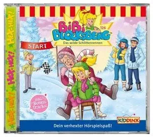 CD Bibi Blocksberg - Folge 126: Das wilde Schlittenrennen - Hörspiel Kinder - Interpret: Bibi Blocksberg