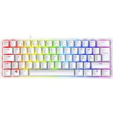 Razer Huntsman Mini Mercuy Edition, Gaming Tastatur, Opto-Mechanical, Razer Linear Optical Switch (Rot), Kabelgebunden, Mercury