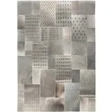 Kayoom Kurzflorteppich Gleam 560 silber B/L: ca. 160x230 cm - Grau, Silber