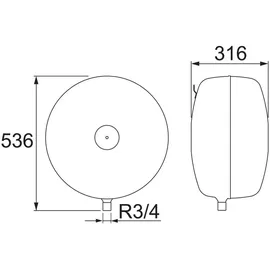 IMI HYDRONIC ENGINEERING A/S Statico SD 3 bar 50 l Beryllium
