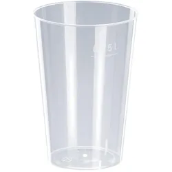 1000x Trinkglas, PS, Spritzguss, klar, 250ml