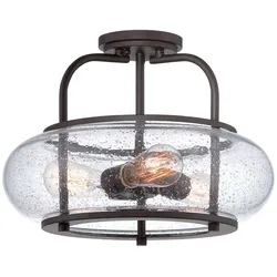 Trilogy Deckenleuchte bronze Quoizel QZ-TRILOGY-SF-M