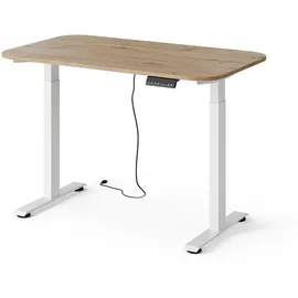 Vicco Schreibtisch Elevate, 120 x 70 cm 2 Motoren, Model 58657 - Weiß/Braun