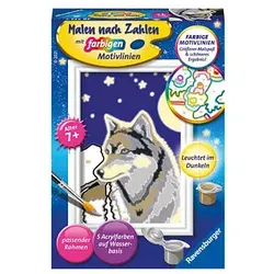 Ravensburger Malen-nach-Zahlen Wolfsportrait mehrfarbig