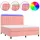 vidaXL Boxspringbett 180 x 200 cm Rosa