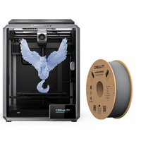 Creality K1 3D-Drucker, 600mm/s maximale Geschwindigkeit mit Creality 1 Rollen 1,75-mm-Hochgeschwindigkeits PLA Filament(600mm/s) --Grau