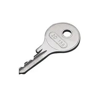 HOPPE Fenstergriffschlüssel gleichschließend 2D156 Eisen, vernickelt