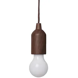 ProPlus 440317 Retrolampe Holzfassung mit Kordel 90cm Camping Caravan
