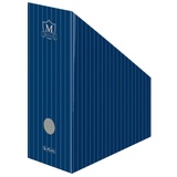 Herlitz Wellpappe-Stehsammler Montana, für DIN A4, blau