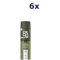 8X4 Deo Spray Wild Oak 6 x 150 ml