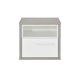Möbel Kraft Nachtschrank Milow 45 x 40 x 42 cm Weiß