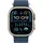 Apple Watch Ultra 2 GPS + Cellular 49 mm Titangehäuse natur, Ocean Armband blau One Size