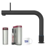 bietal® Quooker Front schwarz & PRO3 kochendes Wasser CUBE