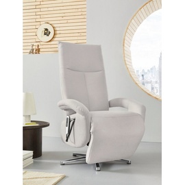 sit&more TV-Sessel »Tycoon«, wahlweise manuell, mit zwei Motoren oder mit zwei Motoren und Akku silberfarben