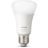 Philips-Hue LED-Lampe White Color Ambiance, E27, 9W ersetzt 60W, RGBW, App-fähig, ZigBee, 2 Stück