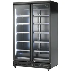 Gastro-Cool - Kiosk Kühlschrank mit LED Beleuchtung - schwarz - GD1050