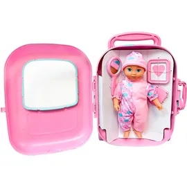 Bayer CHIC 2000 bayer Design Babypuppe mit Trolley-Set - Rosa