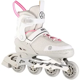 Nils Extreme 2-In-1 Inliner Eishockey Camille, Grau-Rosa S(29-33)