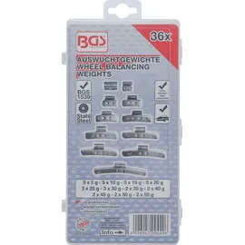BGS Wuchtgewichte-Sortiment 36-tlg.