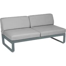 Fermob Bellevie 2 Sitzer Lounge Modul Mitte Aluminium