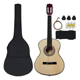 vidaXL 8-tlg. Klassische Gitarre für Kinder und Anfänger 3/4 36"