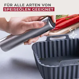 Fackelmann Ölsprüher 100 ml Edelstahl Silber