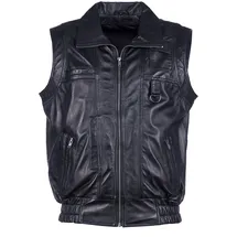 JCC Lederweste BigVest2 in schwarz | Gr.: 54