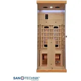 Sanotechnik NORDISK 1 Infrarotkabine Wärmekabine für 1 Person 80x110x190 cm