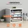 Vevor Briefablage Dokumentenablage 355x305x330mm Ablagefächer Organizer, (Weiß,