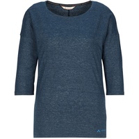 Vaude Damen Neyland 3/4 T-Shirt blau)