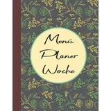 majosta Menü Planer Woche: Einkaufszettel für die ganze Woche, Log Prep Plan Buch, Mein Mahlzeitenplaner, 60 Wochen Essen Planer (Molkerei, Produzieren, ... Verschiedene) 8,5 X 11 Inches 121 Seiten